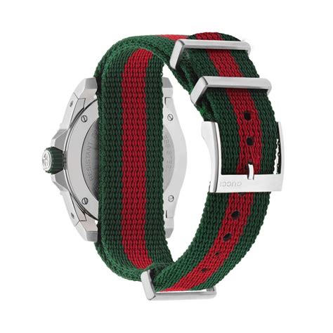 cinturino gucci dive rosso verde